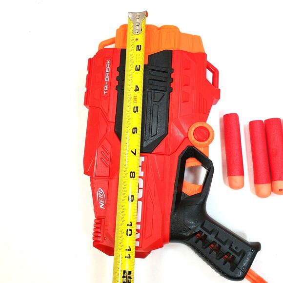 Mega Tri-Break Nerf gun comes with 5 darts 2017 Working - Picture 8 of 10